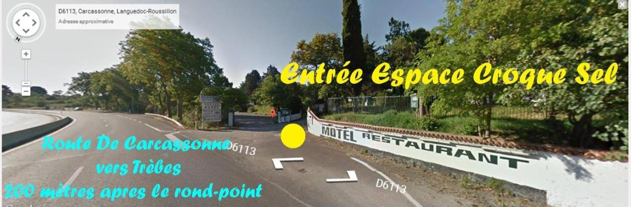 Motel La Croque Sel Carcassonne Eksteriør billede